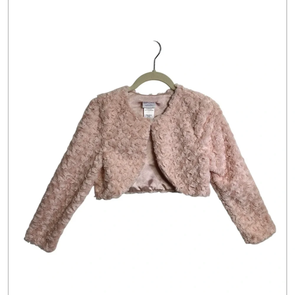 IRIS & IVY Faux Fur Dress Cardigan GIRLS, Size‎ LARGE